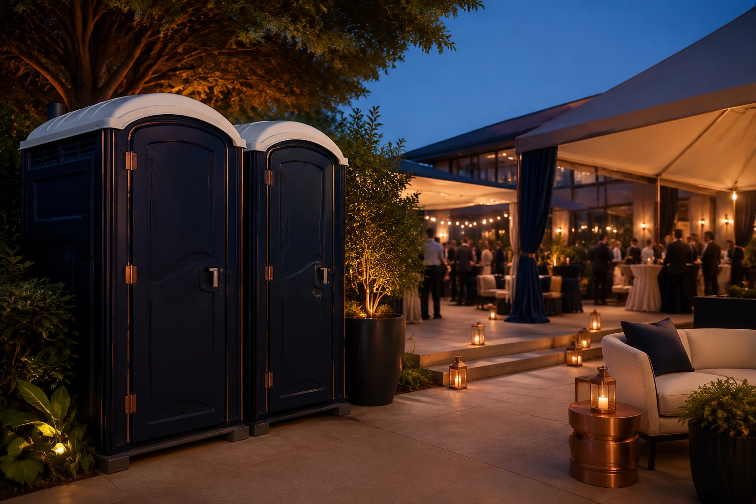 Portable restroom rental planning for Brisbane, CA