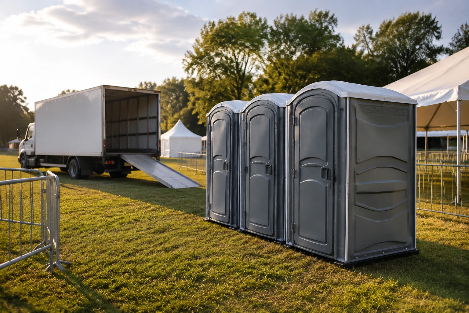 Portable restroom rental planning for Sausalito, CA