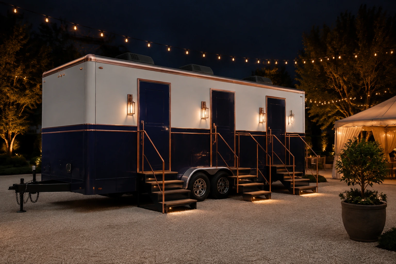 Portable restroom rental planning for Tiburon, CA